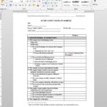 Templates For Internal Audit Checklist Template Excel For Internal Audit Checklist Template Excel Letter
