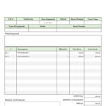 Templates For Maintenance Work Order Template Excel And Maintenance Work Order Template Excel Document