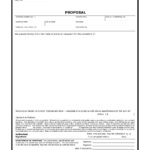 Templates For Residential Construction Bid Form Within Residential Construction Bid Form Template