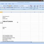 Templates For Test Plan Template Excel Sheet Within Test Plan Template Excel Sheet In Workshhet