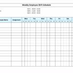 Templates for Weekly Employee Shift Schedule Template Excel within Weekly Employee Shift Schedule Template Excel Sample