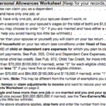 A Beginner's Guide To Filling Out Your W4 And Income Calculation Worksheet For Mortgage