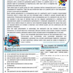 A Car Mechanic Worksheet  Free Esl Printable Worksheets Made Together With Auto Shop Worksheets