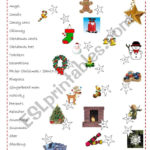 A Christmas Lesson  Esl Worksheetceline1 Or Secret Santa Worksheet