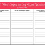 A Powerful Practice To Increase Your Selfworth Boost Selflove And For Positive Self Talk Worksheet