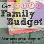A Sample Budget To Help You Create Your Own Budget   The Busy Budgeter Intended For How To Make Home Budget Plan