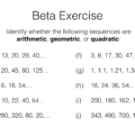 A24B – Recognising Arithmetic Geometric And Quadratic Sequences For Quadratic Sequences Worksheet