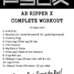 Ab Ripper X Workout Routine  The Complete Ab Ripper X Routi…  Flickr Or P90X Ab Ripper X Worksheet