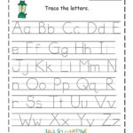 Abc Tracing Worksheets For Kindergarten Or Free Name Tracing Worksheets For Preschool
