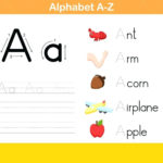 Abc Tracing Worksheets Printable  Printable Coloring Page For Kids Inside Abc Tracing Worksheets