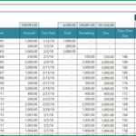 Account Receivable Excel Template » Exceltemplate.net Inside Accounts Payable Spreadsheet Template