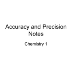 Accuracy And Precision Notes And Accuracy And Precision Worksheet