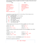 Acids And Bases Review Sheet Answer Key And Acids And Bases Worksheet Answers