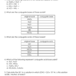 Acids And Bases Worksheet 1 Intended For Acids And Bases Worksheet Chemistry