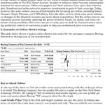 Activity 41 Reading A Stock Table  Pdf Also Reading A Stock Table Worksheet Answers
