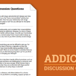 Addiction Discussion Questions Worksheet  Therapist Aid With Regard To Drug And Alcohol Recovery Worksheets