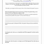 Addiction Recovery Worksheets Related Keywords  Suggestions Together With Honesty In Recovery Worksheet
