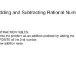 Adding And Subtracting Rational Numbers  Ppt Download Together With Adding And Subtracting Rational Numbers Worksheet