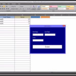 Adding Data To An Excel Worksheet Using Textbox Controls On A Vba ... For Excel Vba Spreadsheet In Userform