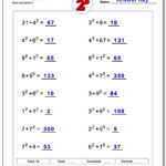 Addition With Exponents Throughout Exponent Rules Worksheet Answer Key