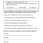 Adjectives Worksheets  Regular Adjectives Worksheets Along With Identify Nouns And Adjectives Worksheets