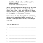 Adverb Worksheets 3Rd Grade For You  Math Worksheet For Kids With Regard To Adverb Worksheets 3Rd Grade