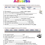 Adverbs Worksheet Worksheet  Free Esl Printable Worksheets Made Together With Adverb Practice Worksheets
