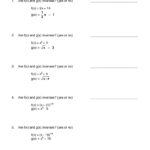 Af 1 Composite Functions  Mathops Pertaining To Worksheet 7 4 Inverse Functions Answers