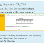 Aim 11 How Do Scientists Make Measurements With A Microscope Throughout Measuring With A Microscope Worksheet