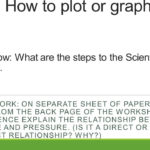 Aim How To Plot Or Graph Data Dow Now What Are The Steps To The With Graphing Scientific Data Worksheet