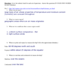 Air Masses Webquest Key For Air Masses And Fronts Worksheet Answer Key