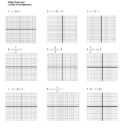 Algebra 1 Graphing Equations And Systems Worksheet Slope Intercept Pertaining To Solving Systems Of Inequalities By Graphing Worksheet Answers 3 3