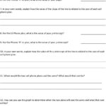 Algebra Bridge Project Cell Phone Plans  Pdf For Choosing A Cell Phone Plan Worksheet Answers