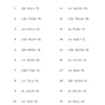 Algebraic Formula Math How To Solve Algebra Equations Math Two Step Within Two Variable Equations Worksheet