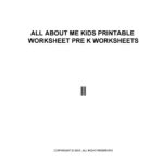 All About Me Kids Printable Worksheet Pre K Worksheetsxww05  Issuu Within Pre K Worksheets Pdf