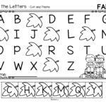 Alphabet Order Cut And Paste Worksheets Using Preschool Themes Along With Cut And Paste Alphabet Worksheets