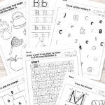 Alphabet Worksheets  Abc From A To Z  Easy Peasy Learners Regarding Preschool Letter Recognition Worksheets