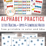 Alphabet Worksheets Free Printable Tracing  Matching Letters Pertaining To Alphabet Recognition Worksheets For Kindergarten
