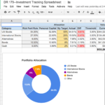 An Awesome (And Free) Investment Tracking Spreadsheet In Mutual Fund Spreadsheet