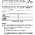 Analogy Worksheets For Middle School  Briefencounters Regarding Analogy Worksheets For Middle School