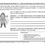 Anger Management Worksheets For Teens 10 Best Of Anger Management Together With Anger Worksheets For Youth