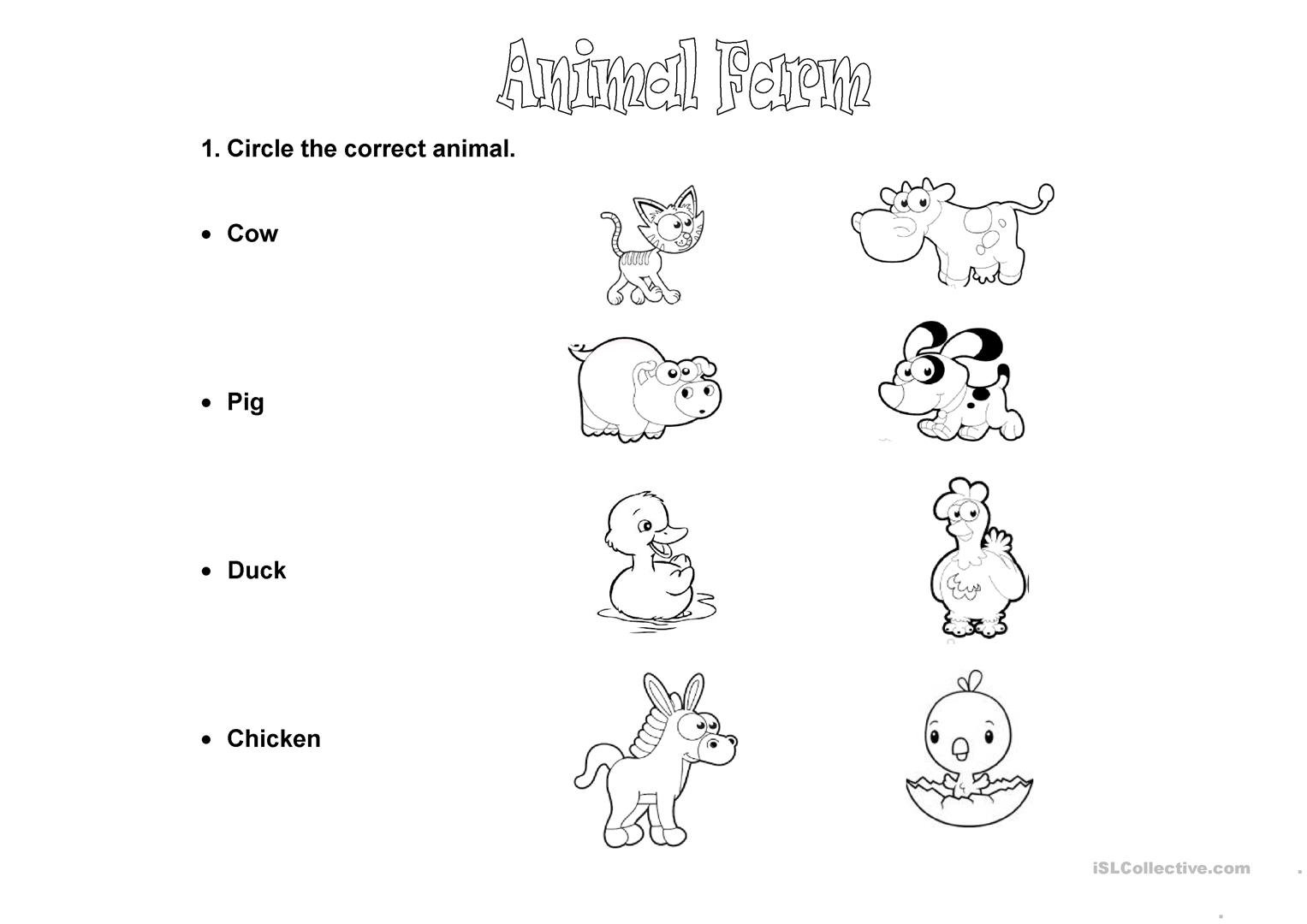 Animal Farm Worksheet  Free Esl Printable Worksheets Madeteachers With Animal Farm Worksheets