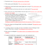 Answer Key Earths Layers Study Guide And Structure Of The Earth Worksheet