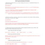 Answers Also Calorimetry Worksheet Answers