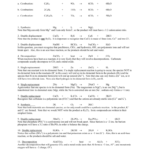 Answers For Predicting Products Of Chemical Reactions With Predicting Products Worksheet Answer Key