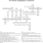 Ap Human Geography Crossword  Wordmint With Regard To Ap Human Geography Worksheet Answers