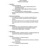 Ap Psychology 6 B  Classical Conditioning With Classical Conditioning Worksheet