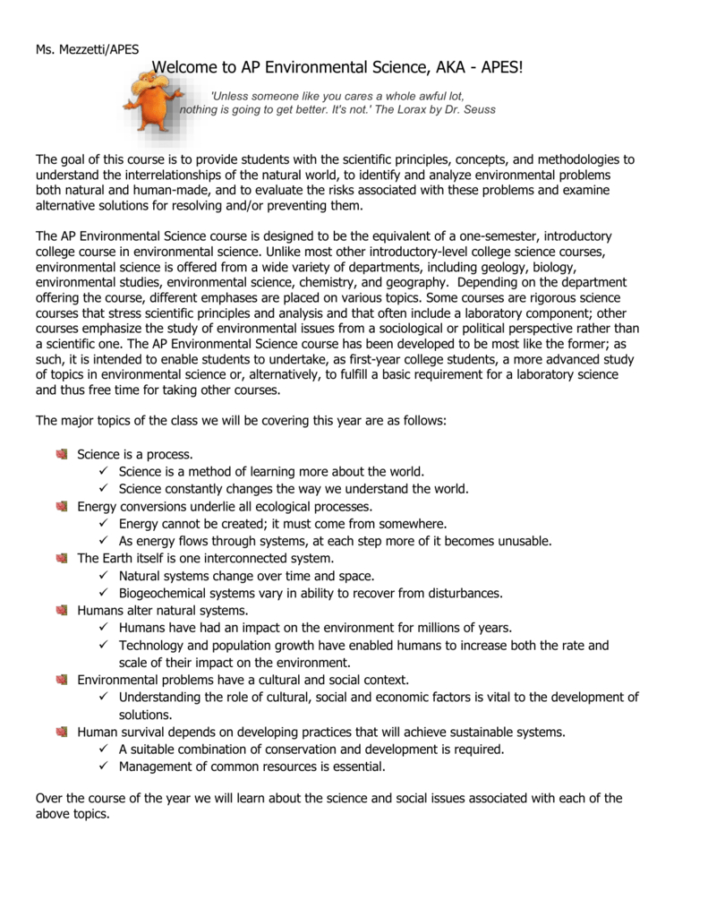 Apessummerassignment201561215For Inside The Lorax And Sustainable Development Worksheet Answer Key