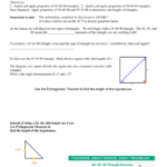 Applying Special Right Triangles Or 30 60 90 Triangle Practice Worksheet With Answers