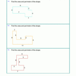 Area And Perimeter Worksheets Rectangles And Squares Within Area Perimeter Volume Worksheets